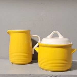 Vintage Mikasa Creamer And Sugar Dish With Lid